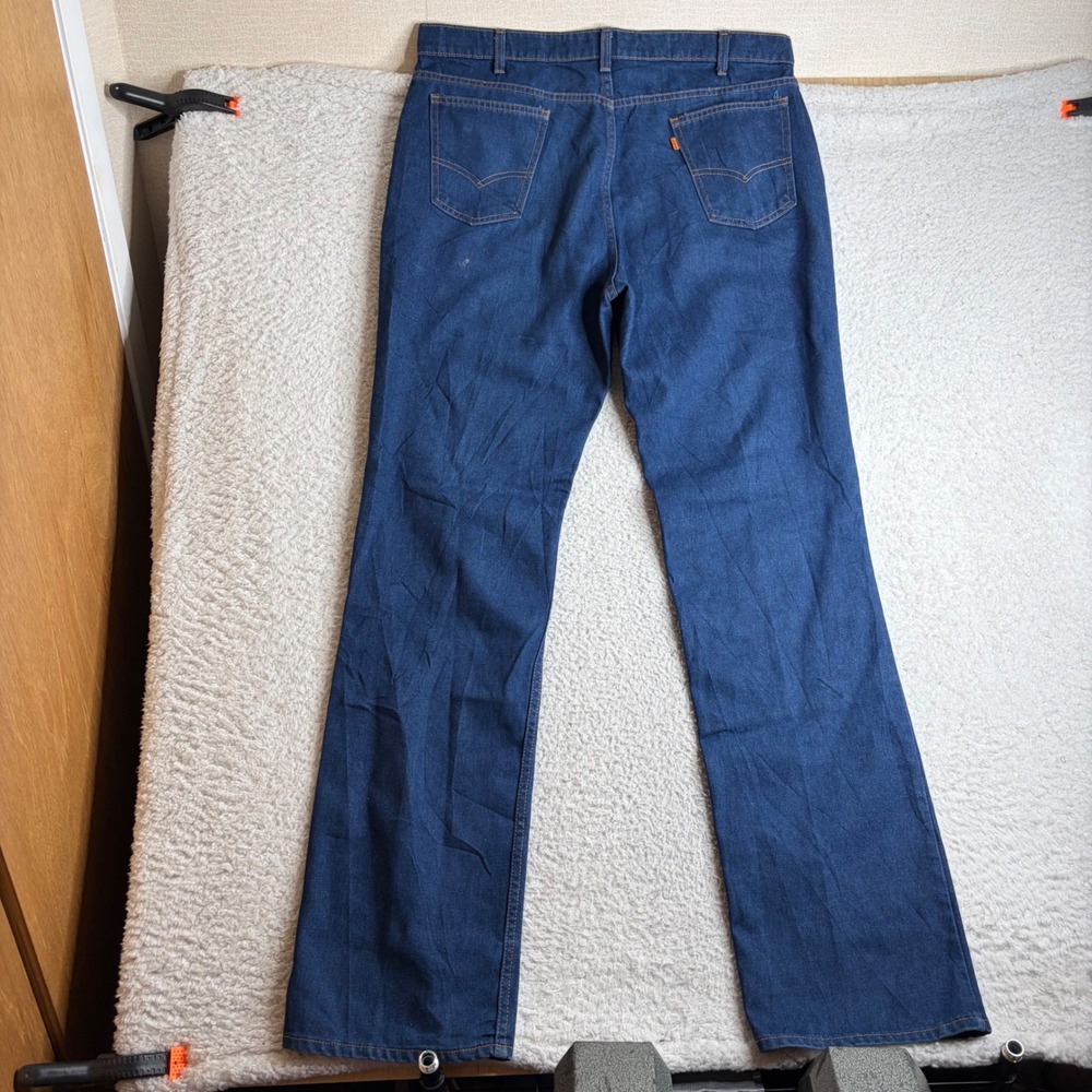 Vintage Levis Orange Tab Jeans Mens 40x36 (38x36) Straight Leg Made in USA 80s